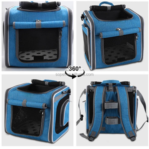 Sac à dos <span class=keywords><strong>de</strong></span> <span class=keywords><strong>transport</strong></span> <span class=keywords><strong>pour</strong></span> <span class=keywords><strong>chien</strong></span> personnalisé siège auto <span class=keywords><strong>pour</strong></span> petit chiot chat avec fenêtre en filet sac à dos <span class=keywords><strong>pour</strong></span> <span class=keywords><strong>vélo</strong></span> <span class=keywords><strong>panier</strong></span> <span class=keywords><strong>pour</strong></span> <span class=keywords><strong>chien</strong></span> ou chat - Product Image 2