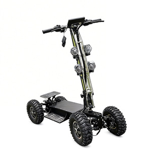 Scooter de 13 Pulgadas y 4 Ruedas, Vehículo Todoterreno de Alta Velocidad 4x4, Scooter Plegable para Patrullaje al Aire Libre, Alto Rendimiento - Product Image 4