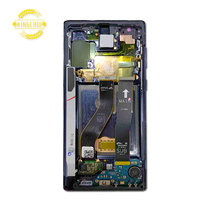 Venta al por mayor de fábrica Original Super AMOLED pantalla LCD para Samsung Galaxy Note 10 N970 marco LCD montaje de pantalla táctil