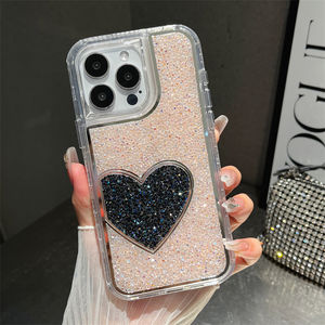 2024 ใหม่แฟชั่น 3 ใน 1 หัวใจเพชรกันน้ํากันกระแทกโทรศัพท์มือถือสําหรับOPPO Realmeหมายเหตุ 50 A79 5G Reno 11 <span class=keywords><strong>A77</strong></span> 5G - Product Image 5