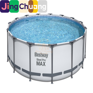 <span class=keywords><strong>Piscine</strong></span> familiale Baishile Jingchuang56438, grande <span class=keywords><strong>piscine</strong></span> ronde à structure métallique avec <span class=keywords><strong>pompe</strong></span> filtrante - Product Image 3