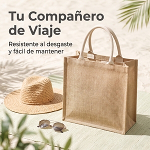 Bolsa de Yute Resistente de Gran Capacidad, Diseño Funcional para Transportar Artículos Pesados, Personalizable con Marca - Product Image 5