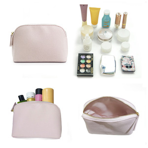 Bolsa de maquillaje de cuero de gran capacidad, impermeable, ultraligera, estuche de almacenamiento de cosméticos para uso doméstico - Product Image 1