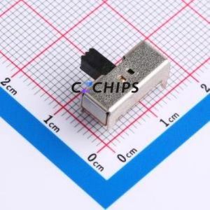 TP60321125 Slide Switch Through hole Component (THT) Switch Rectangle Pin Header PC Pin 15mm 6.3mm - Product Image 2