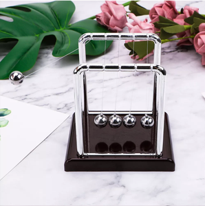 Decoración de mesa de escritorio, Bola de péndulo de Metal, ciencia física - Product Image 4