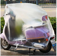 Machine de fabrication de housses de moto jetables, anti-poussière et imperméables en plastique