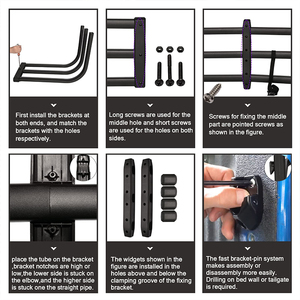 Extensor de cama de camioneta, extensión de puerta trasera de aluminio ligero para Chevy Silverado - Product Image 6