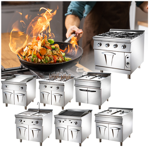Ensemble complet d'équipements de cuisine en acier inoxydable Grace Commercial Catering pour hôtel, restaurant et commerce alimentaire - Product Image 1