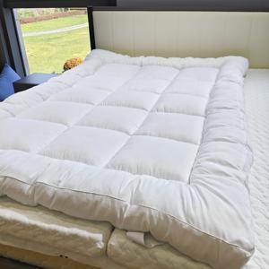 Extra 10cm Grosso Branco Microfibra Poliéster Cama Colchão Topper Quilted & Foldable Tamanho Personalizado Popular Uso Doméstico Estilo - Product Image 5