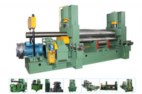 W11S-75X3000 Grande calandre universelle à rouleaux supérieurs pour le formage de tôles d'acier pour chaudières et cuves
