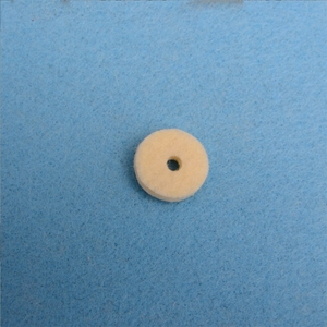 Coussinets auto-adhésifs de taille et de conception personnalisées, anneau en laine industrielle, <span class=keywords><strong>feutre</strong></span> <span class=keywords><strong>vert</strong></span> piano - Product Image 4