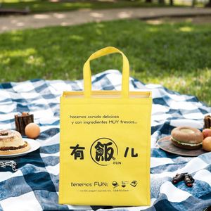Custom Printing High Quality Non Woven Lunch <b>Cooler</b> Bag Thermal Kids Insulated Bag Food Aluminum Foil Customized Letter - Product Image 1