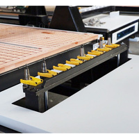 Machine de fraisage CNC à commande numérique automatique (ATC) linéaire 1325 1530 2030 2040 pour le travail du bois massif, du MDF, de l'aluminium, de l'Alucobond et du PVC
