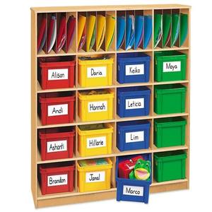 Meuble en bois personnalisé pour enfants Casiers à manteaux classiques en bouleau pour 8 à <span class=keywords><strong>Lakeshore</strong></span> - Product Image 3