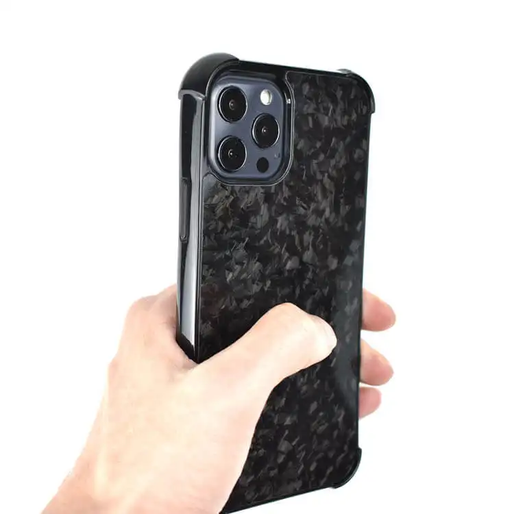 Iniu — coque forgée en Fiber de carbone pour iPhone 12 Pro, étui de téléphone portable en TPU