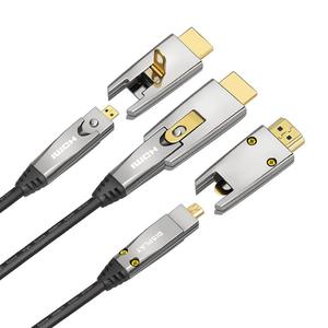 60Hz 18Gbps pour Câble 25M/15M/30M <span class=keywords><strong>Micro</strong></span> <span class=keywords><strong>USB</strong></span> <span class=keywords><strong>Connecteur</strong></span> Plat 90 Degrés 4K HDTV Longue Portée - Product Image 1