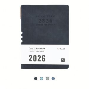 2026 Personal Erasable <b>Journal</b> Notebook Imitation Leather Calendar Notebooks with Wood-free Paper - Product Image 1