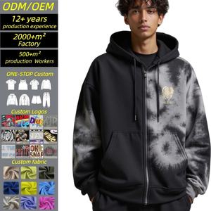 Sudadera con Capucha Extra Grande para Hombre, 460 GSM, 100% Algodón, Proveedor de Moda, Diseño Personalizado con Logotipo, Sudadera con Cremallera para Ropa Urbana - Product Image 1