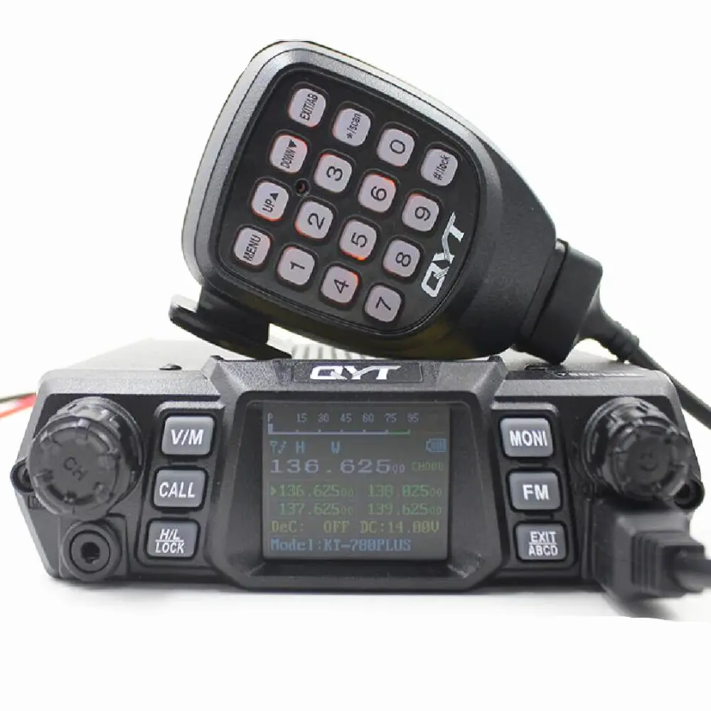 QYT KT-780 Plus 100 Watt leistungsstarke VHF 136-174 MHz Ham Auto-Mobile-Radio-Empfänger KT-780 Plus 200 CH Langstrecken-Basisempfänger