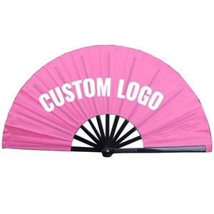 Ventilateur à main pliable avec logo personnalisé pour les festivals, les mariages, les célébrations, les événements, la décoration de fête et les cadeaux promotionnels d'entreprise - Product Image 2