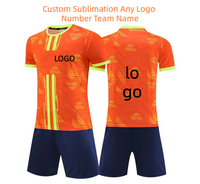 Ensemble de maillots de football personnalisés par sublimation, vente en gros, maillot de football vierge, logo personnalisé, numéro, uniforme d'équipe, maillot de football personnalisé