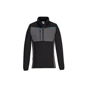 PORTWEST - T755BKRL WX3 Half Zip Tech Fleece Noir-EAN 5036108387724 WORK HOODIES - Product Image 1