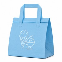 Sac isotherme non tissé personnalisé OEM, recyclable, léger, imperméable et écologique pour la livraison de café