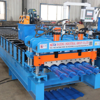 Machine de formage de rouleaux de toiture à simple couche pour tôles en acier galvanisé et PPGI