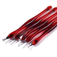 Fourchette à cuticules en plastique pour salon de manucure, offre spéciale
