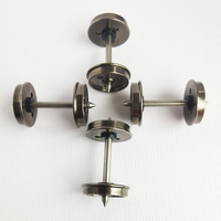Roues de train miniature à l'échelle HO personnalisées en usine - Acier inoxydable usiné CNC avec électroérosion à fil