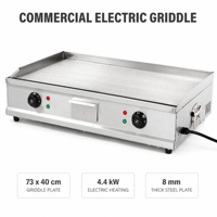 Machine à griller électrique robuste sur mesure pour équipement de restauration professionnelle commerciale