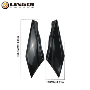 LINGQI RACING Cubierta de Guardabarros Trasero Izquierdo y Derecho para Motocicleta, Modificada para Light Bee Dirt Pit Bike Todoterreno - Product Image 3