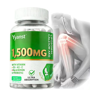 OEM/ODM Calcium <b>Vitamin</b> D3 Softgel Capsules for Adult Bone Health & Immune Support Low-Sugar Customized Packing - Product Image 1