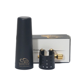 <span class=keywords><strong>Yu</strong></span> <span class=keywords><strong>Chen</strong></span> Saxophone Soprano Embouchure Ligature Fibre De Verre Pickup Soft Card BB 1RVS Bakélite - Product Image 1