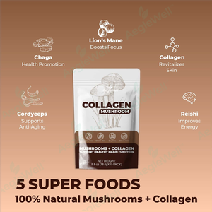 Caffè ai Funghi in Polvere Aeglewell Marchio Privato <span class=keywords><strong>Dieci</strong></span> Super Alimenti Caffè ai Funghi Naturale e Biologico per la Perdita di Peso - Product Image 6