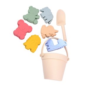 Juguetes de Playa de Silicona Personalizados para Niños, Cubo de Arena de Silicona, Juego de Playa de Verano - Product Image 2