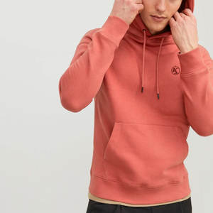 เทคนิคย้อมธรรมดามีฮู้ดแบบสวมหัวมีฮู้ดพิมพ์ลายสีพื้นปรับแต่งได้อย่างเต็มที่ในสต็อกสินค้าตรงจากโรงงานฤดูหนาว - Product Image 4