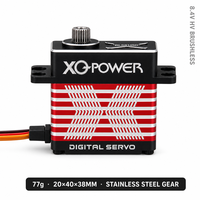 Nouveauté 2026 XQ-POWER XQ-BLS8145D Servo numérique brushless 48KG Engrenage en acier inoxydable Boîtier en aluminium CNC Étanche 8.4V UAV