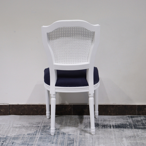 Silla <span class=keywords><strong>de</strong></span> Comedor <span class=keywords><strong>de</strong></span> Diseño Antiguo <span class=keywords><strong>de</strong></span> Lujo con Estructura <span class=keywords><strong>de</strong></span> Roble, Estilo Vintage, <span class=keywords><strong>Madera</strong></span> Maciza <span class=keywords><strong>y</strong></span> Ratán para Apartamento u Oficina en Casa - Product Image 4