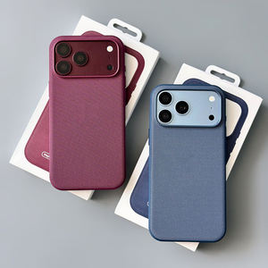 Funda Protectora para Teléfono con Soporte Magnético para Tarjetas, Fabricada con Materiales Reciclados, de Color Sólido y a la Moda, con Textura Suave al Tacto - Product Image 5