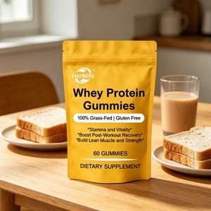 Factory OEM ODM Whey Protein <b>Gummy</b> <b>Candy</b> Vegan Amino Acid Sports Nutrition Energy Supplement Creatine BCAA Whey Protein Gummies - Product Image 2