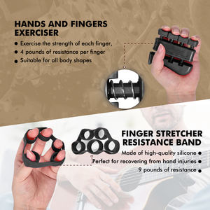 Vente chaude : Exerciceur d'avant-bras à résistance réglable de 5 à 10 kg, kit de renforcement de la poignée de 5 pièces, couleur et taille personnalisées, modèle <span class=keywords><strong>Ksport</strong></span> - Product Image 4