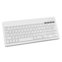 Clavier sans fil mini portable en forme de ciseaux avec pavé numérique, double mode 2,4 GHz BT USB 2.0, ultra-fin, pour bureau, vente en gros usine