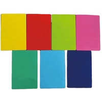 Digital druckbare leere einfarbige PVC-Karten Gelb Rosa Blau Schwarz Rot Grün