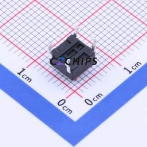 K2-1102DP-C3SW-04 Tactile Switch Through hole Component (THT)-4P,6x6mm Switch 1.8N Through Hole 6mm 6mm - Product Image 2