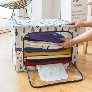 Liquidation pliable Oxford armoire boîte <span class=keywords><strong>de</strong></span> rangement organisateurs multifonctions pour vêtements et <span class=keywords><strong>literie</strong></span> dans le salon - Product Image 4