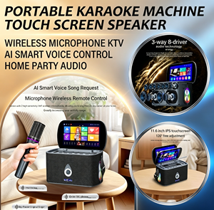 Nuevo Altavoz de Karaoke Inteligente 2026 con Pantalla para Partituras - Control por Voz con IA para Músicos - Product Image 2