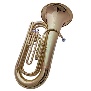 <span class=keywords><strong>Tuba</strong></span> en si bémol en laiton à pistons, instrument à vent de basse fréquence, avec trois pistons, pour usage en fanfare adulte BB - Product Image 5