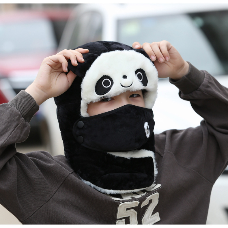 Joli chapeau cache-cou et oreilles de panda avec oreilles - Accessoire de costume réglable pour chiot - Chapeau pour chat uniquement - Ours et chaton - Cache-oreilles Joli chapeau cache-cou et oreilles de panda avec oreilles - Accessoire de costume réglable pour chiot - Chapeau pour chat uniquement - Ours et chaton - Cache-oreilles