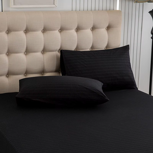 Sábana de cama de fibra de plata 5% negra al por mayor, técnica tejida, nueva alfombrilla de puesta a tierra ajustable con cable de puesta a tierra, <span class=keywords><strong>sábanas</strong></span> inferiores ajustadas negras - Product Image 4